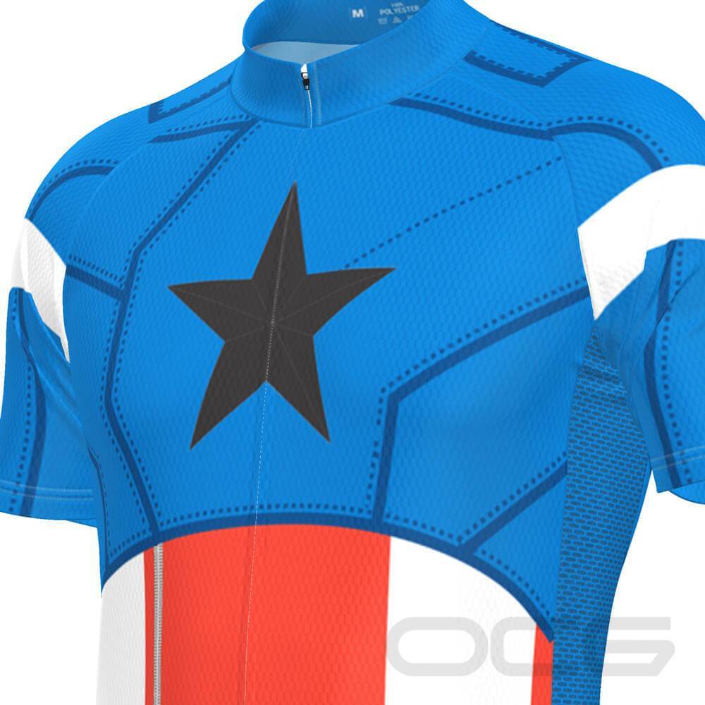 Men's The Captain USA Icon Short Sleeve Cycling Jersey