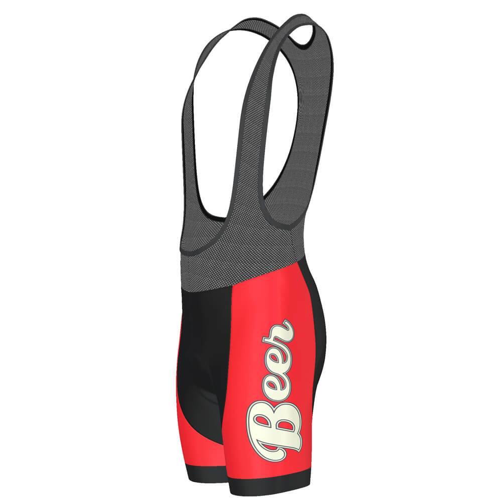 Men's Give Your Brain The Night Off Beer Gel Padded Cycling Bib
