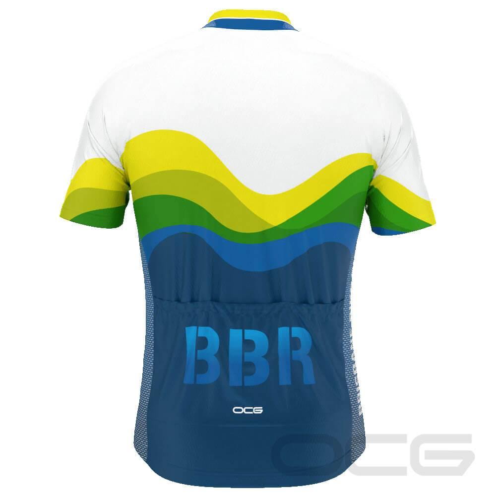 Men's Brisbane Bike Rides Short Sleeve Cycling Jersey