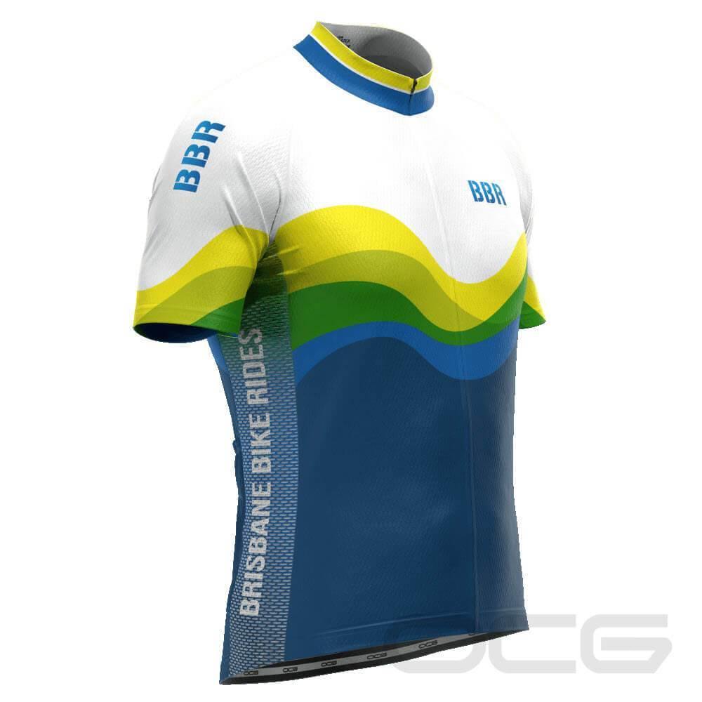 Men's Brisbane Bike Rides Short Sleeve Cycling Jersey