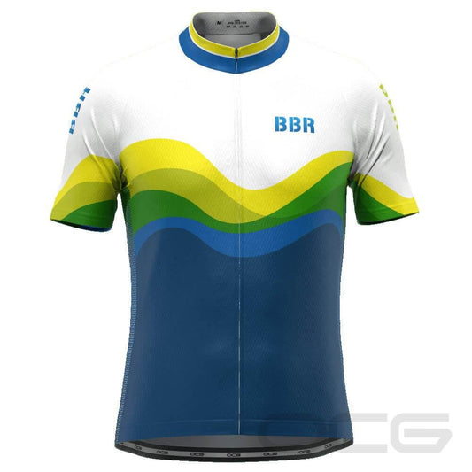 Men's Brisbane Bike Rides Short Sleeve Cycling Jersey