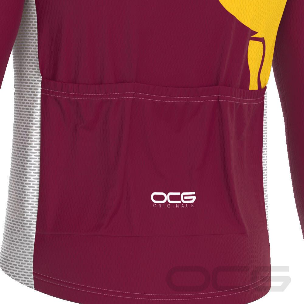 Men's Bucking Bronco Long Sleeve Cycling Jersey