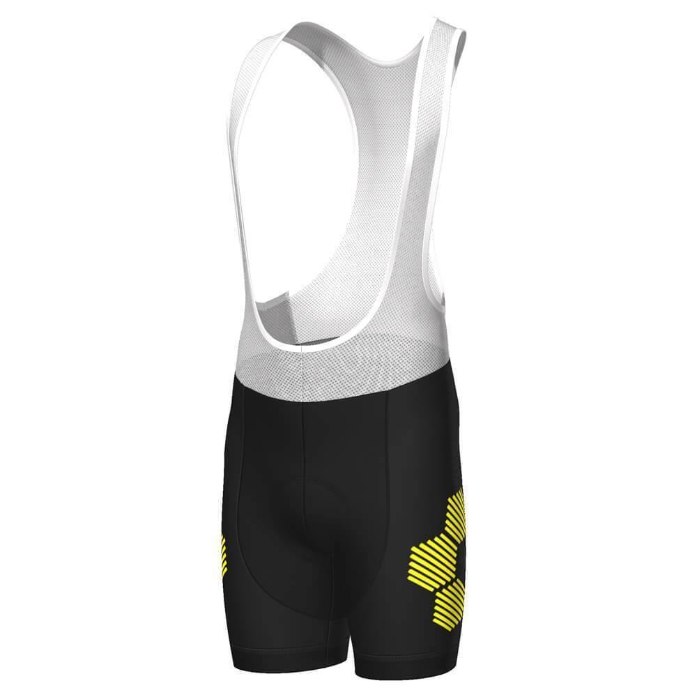Men's Hexagon Gel Padded Cycling Bib