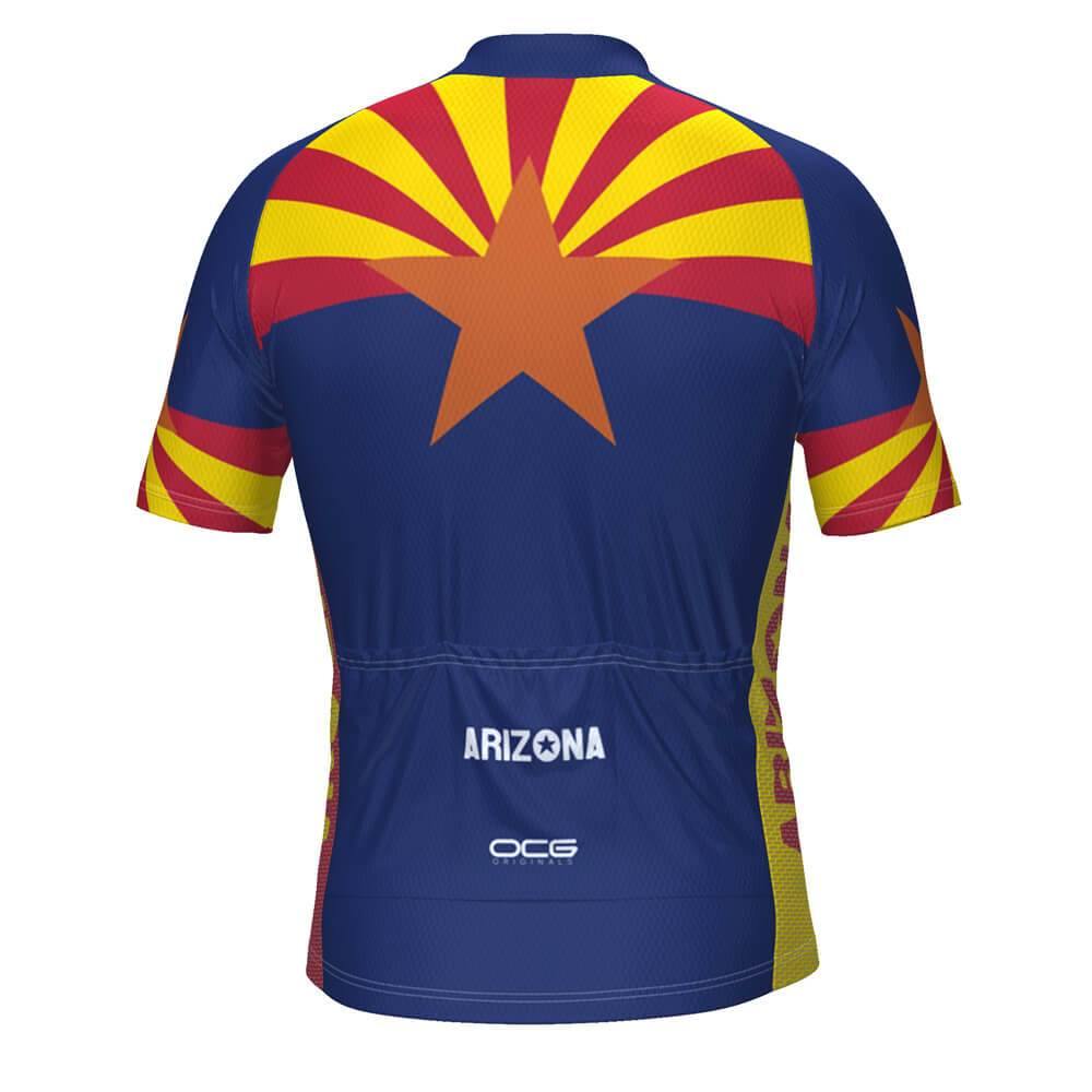 Men's Arizona US State Icon Short Sleeve Cycling Jersey
