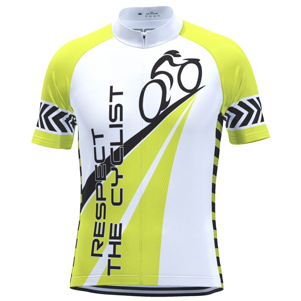 Men's Respect the Cyclist Short Sleeve Cycling Jersey