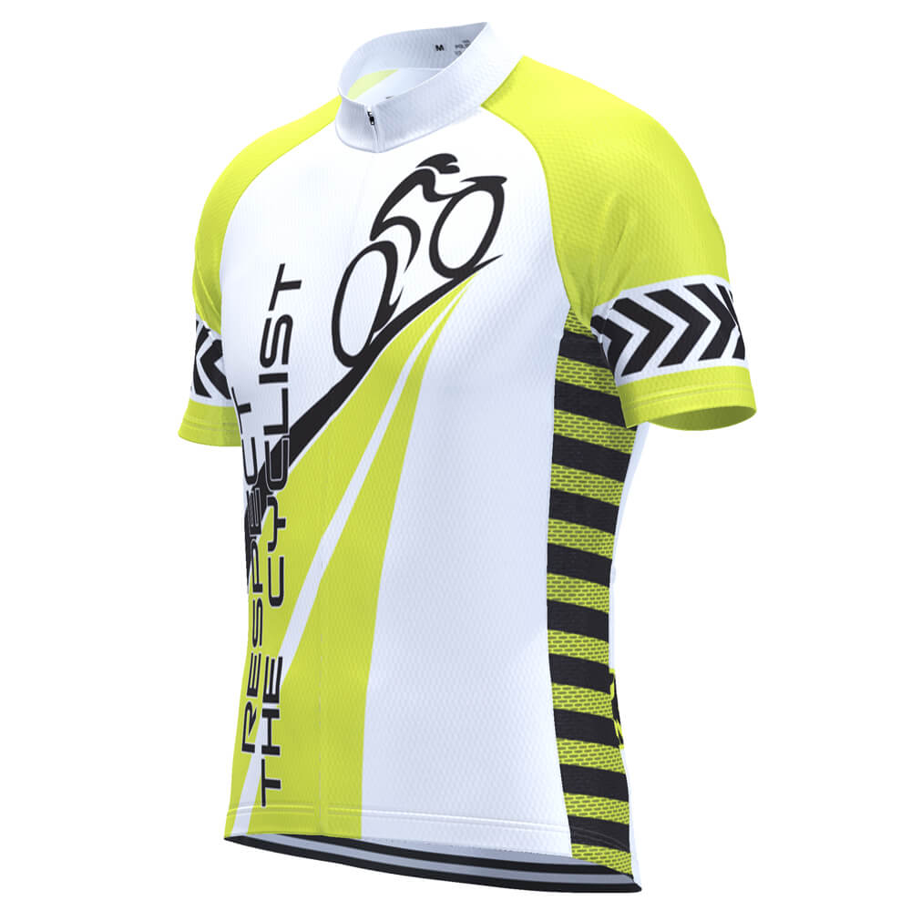 Men's Respect the Cyclist Short Sleeve Cycling Jersey
