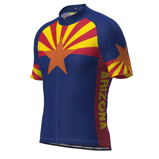 Men's Arizona US State Icon Short Sleeve Cycling Jersey
