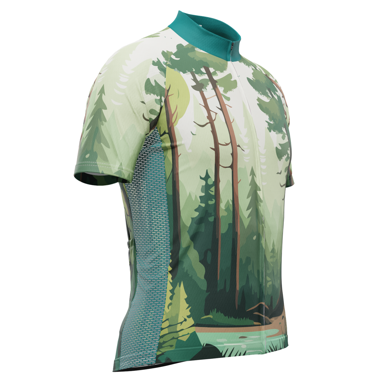 Men's I Love Mother Earth Short Sleeve Cycling Jersey