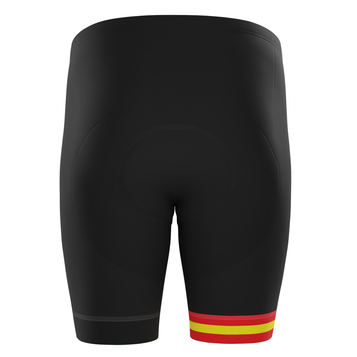 Men's Spanish Espana Black Gel Padded Cycling Shorts
