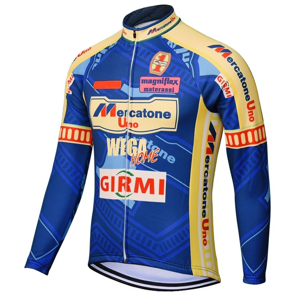 Mercatone Uno Wega Retro Cycling Jersey Long Set