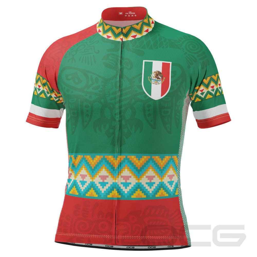 Men's Mexico Paseo Short Sleeve Cycling Jersey