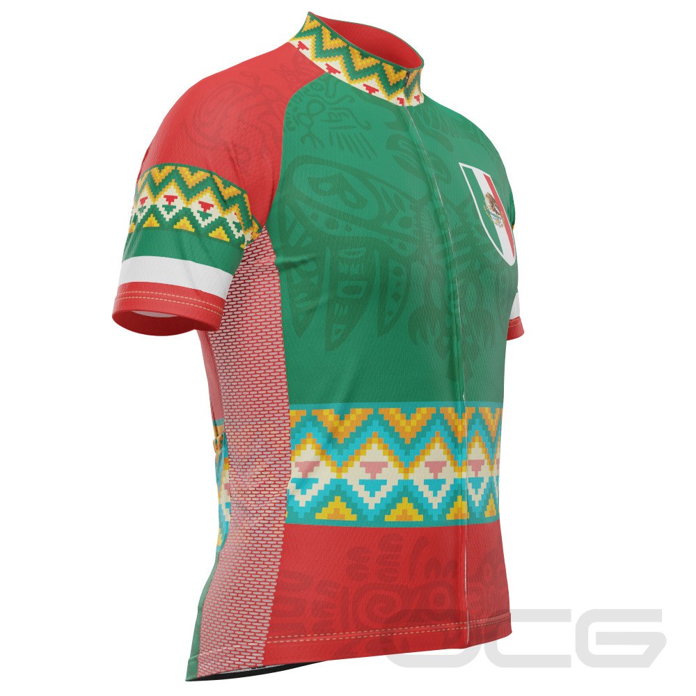Men's Mexico Paseo Short Sleeve Cycling Jersey