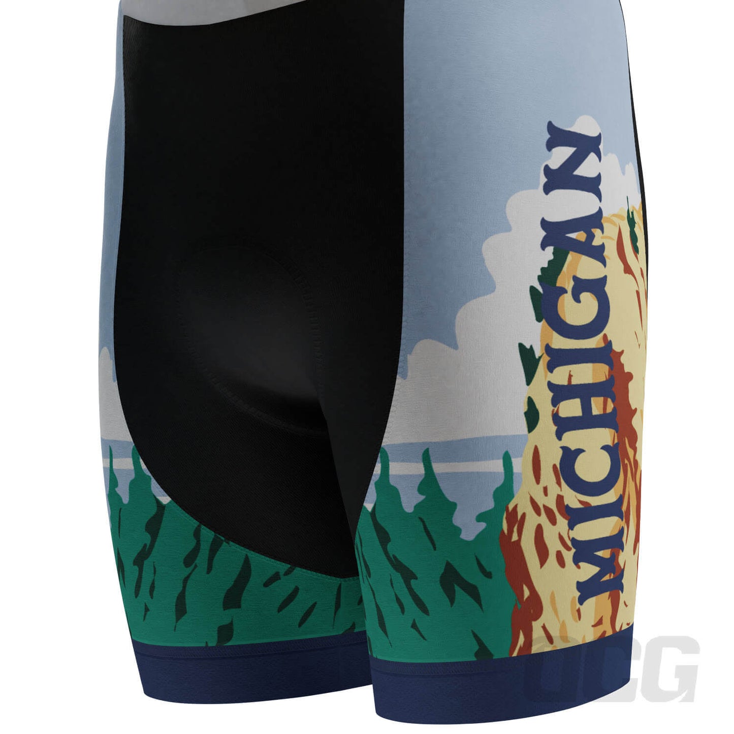 Men's Michigan US State Icon Series 1 2 Piece Cycling Kit