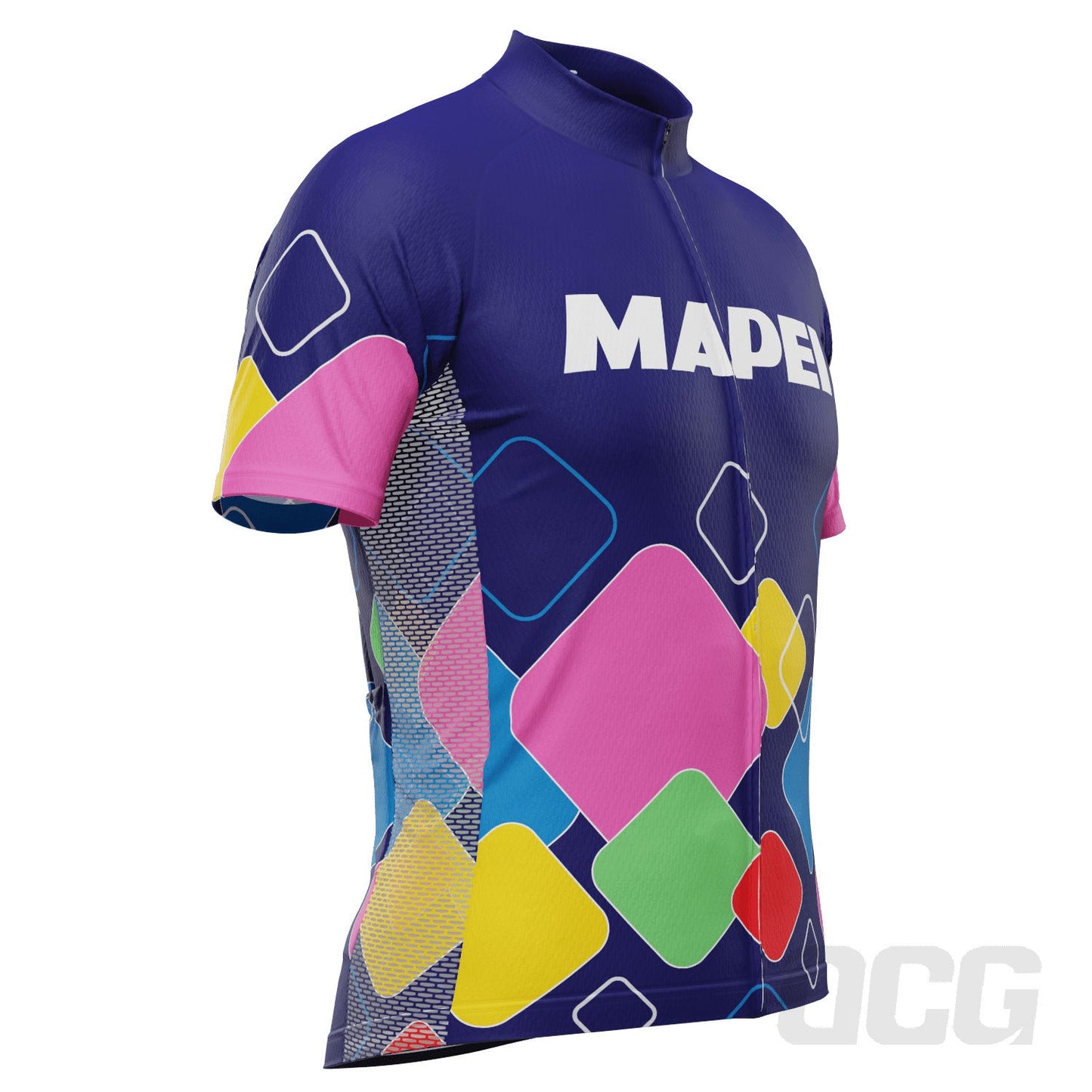 Men's Modern Mapei Classic Short Sleeve Cycling Jersey