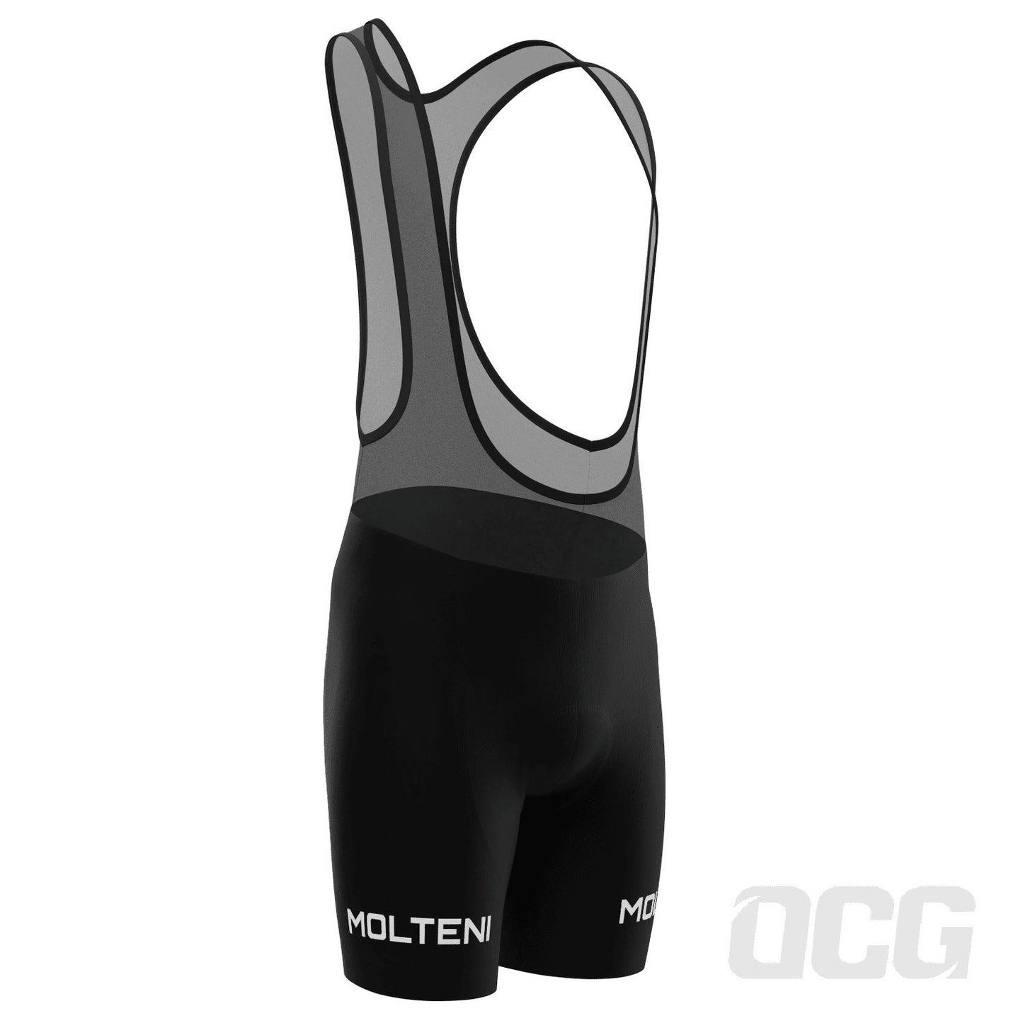 Men's Retro Molteni Classic Gel Padded Cycling Bib