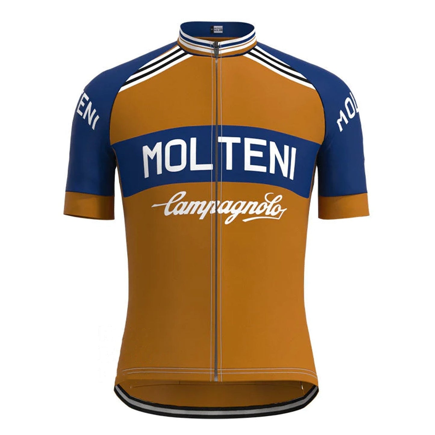 Molteni Brown Retro Cycling Jersey