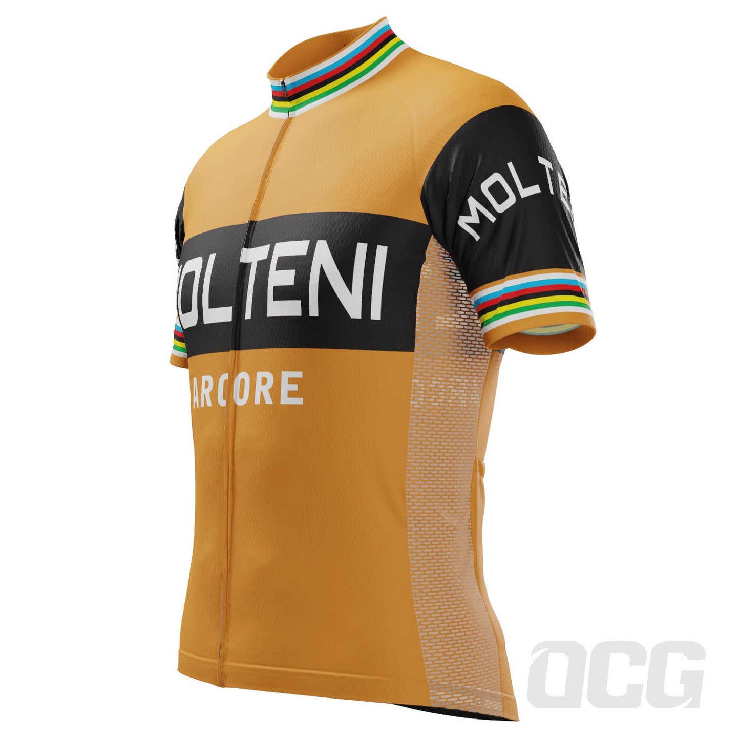 Men's Retro Molteni Classic Short Sleeve Cycling Jersey