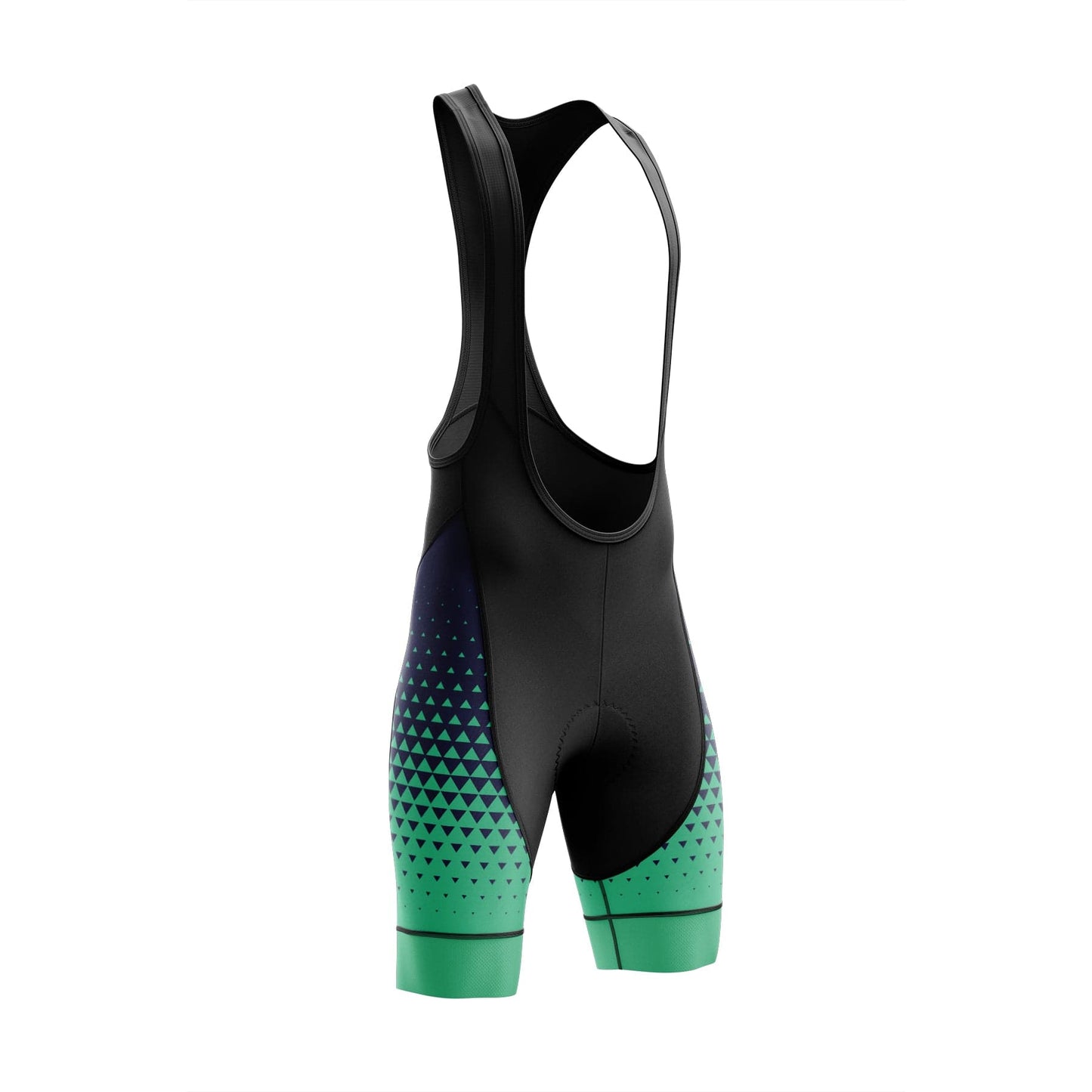 Men's Green Blue Gradient Cycling Jersey or Bibs