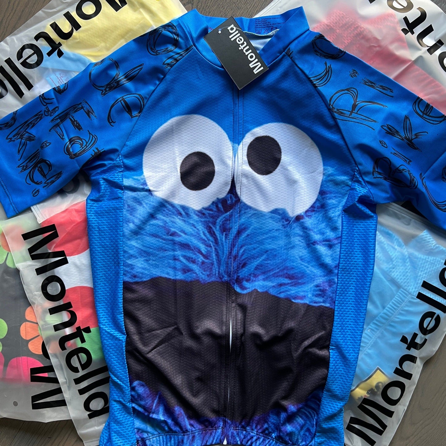 Cookie Monster Cycling Jersey