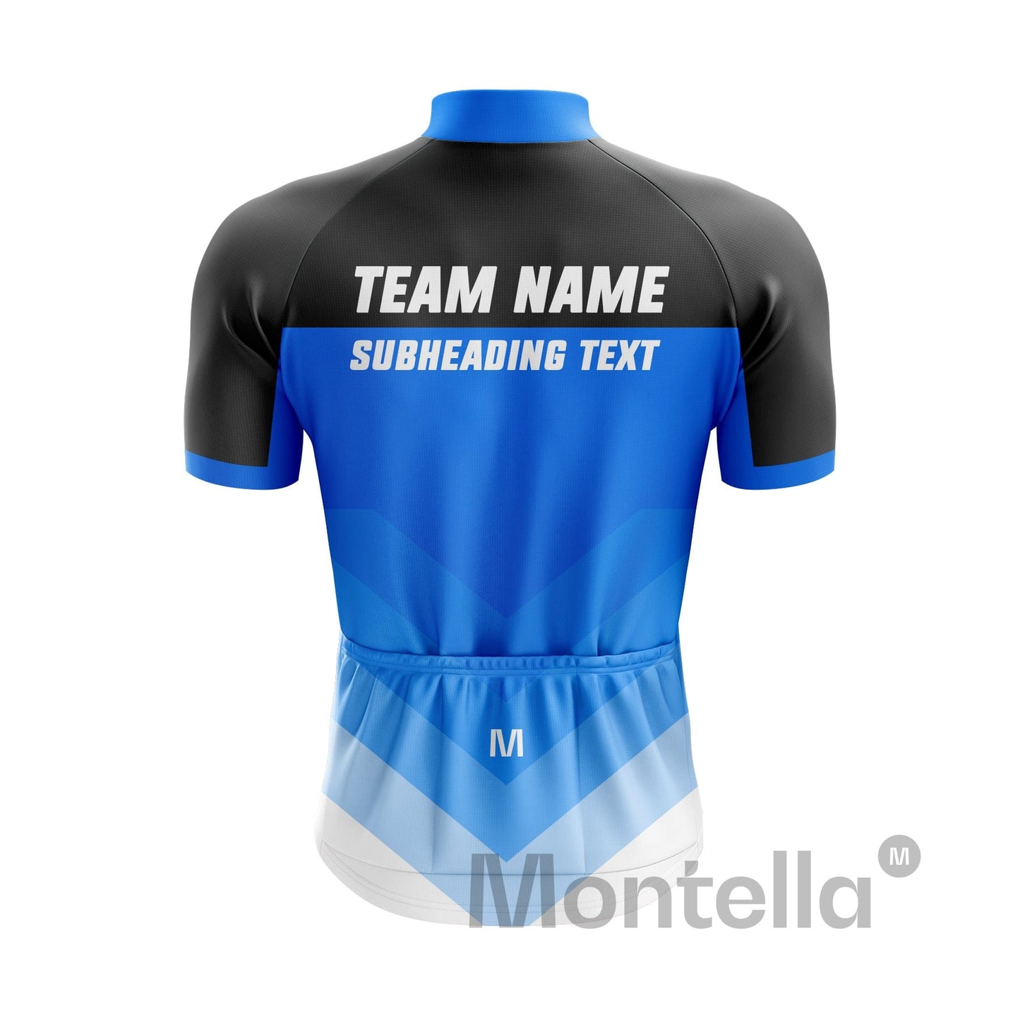 Custom Blue Team Cycling Jersey and Bibs