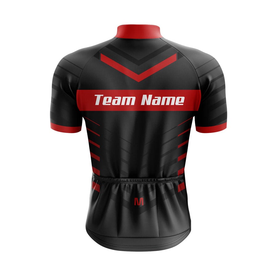 Custom Red Team Cycling Jersey and Bibs