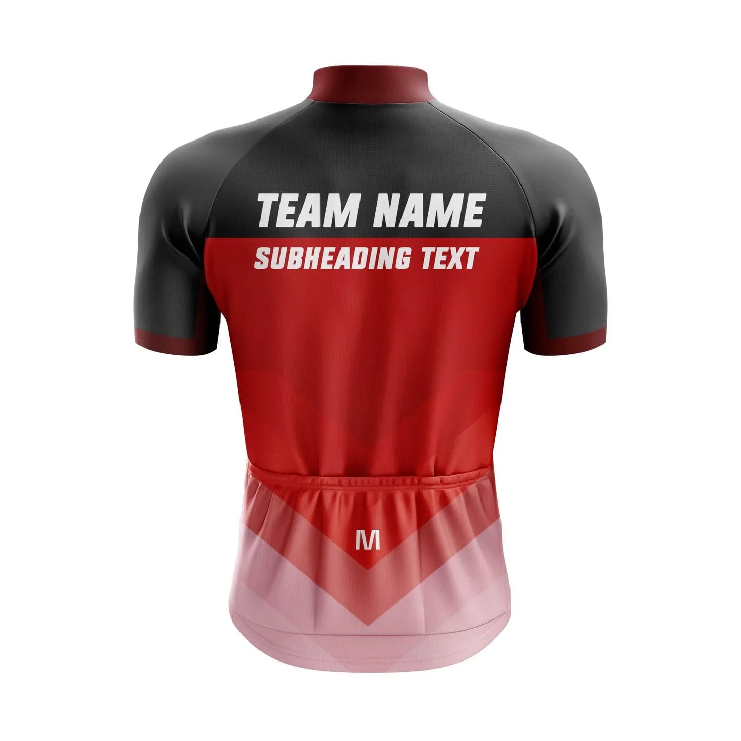 Custom Red Team Cycling Jersey and Bibs