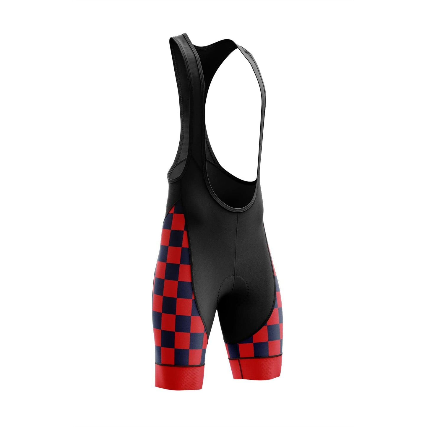 Men's Red Squares Cycling Jersey or Bibs