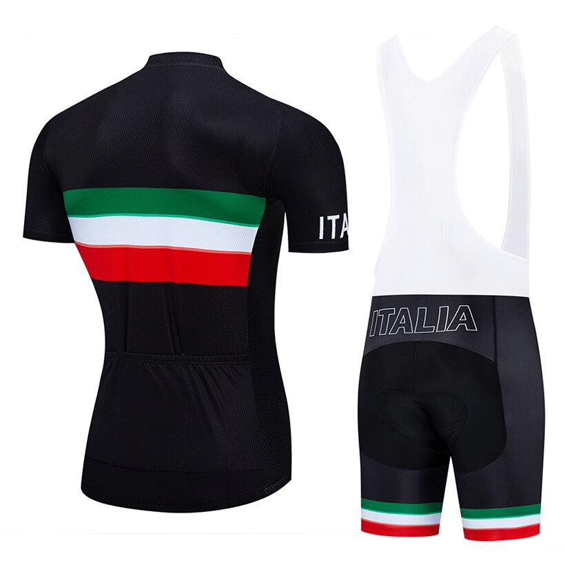Italian Black Cycling Jersey or Bibs