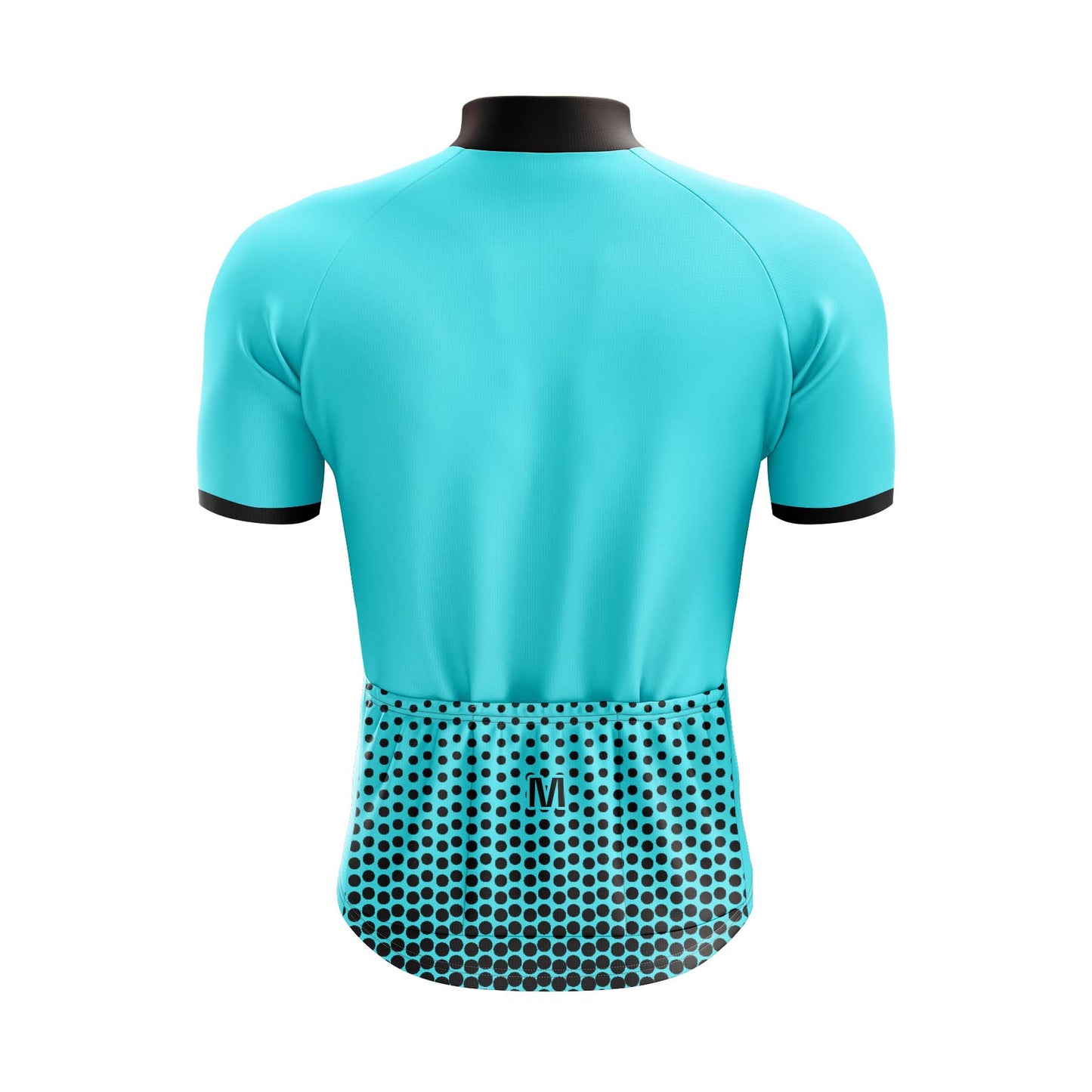 Men's Aqua Blue Ride Cycling Jersey or Bib Shorts