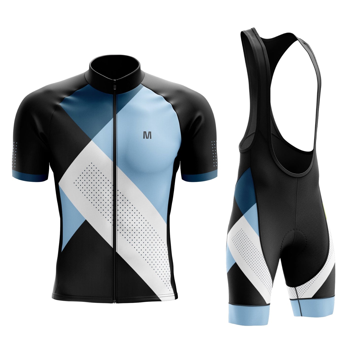 Men's Blue Flex Cycling Jersey or Bibs