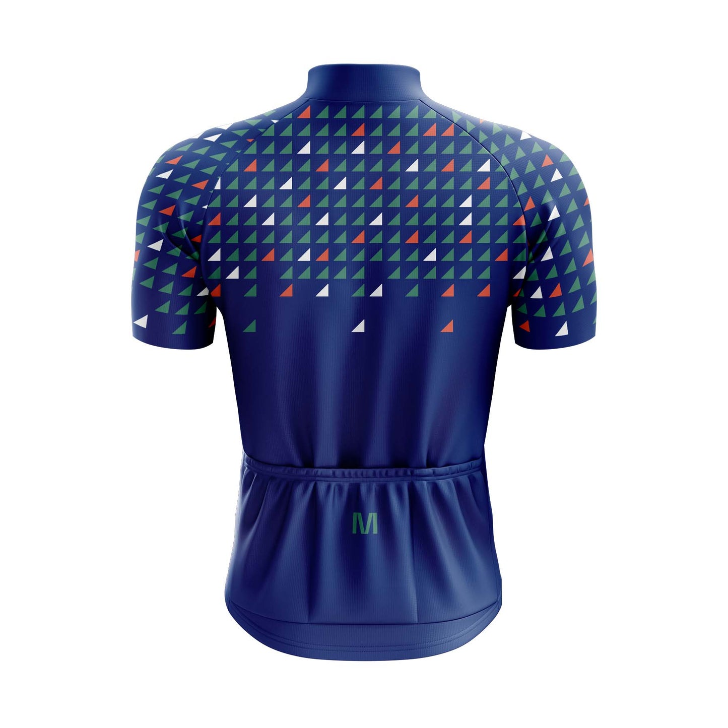 Men's Blue Triangles Cycling Jersey or Bib Shorts