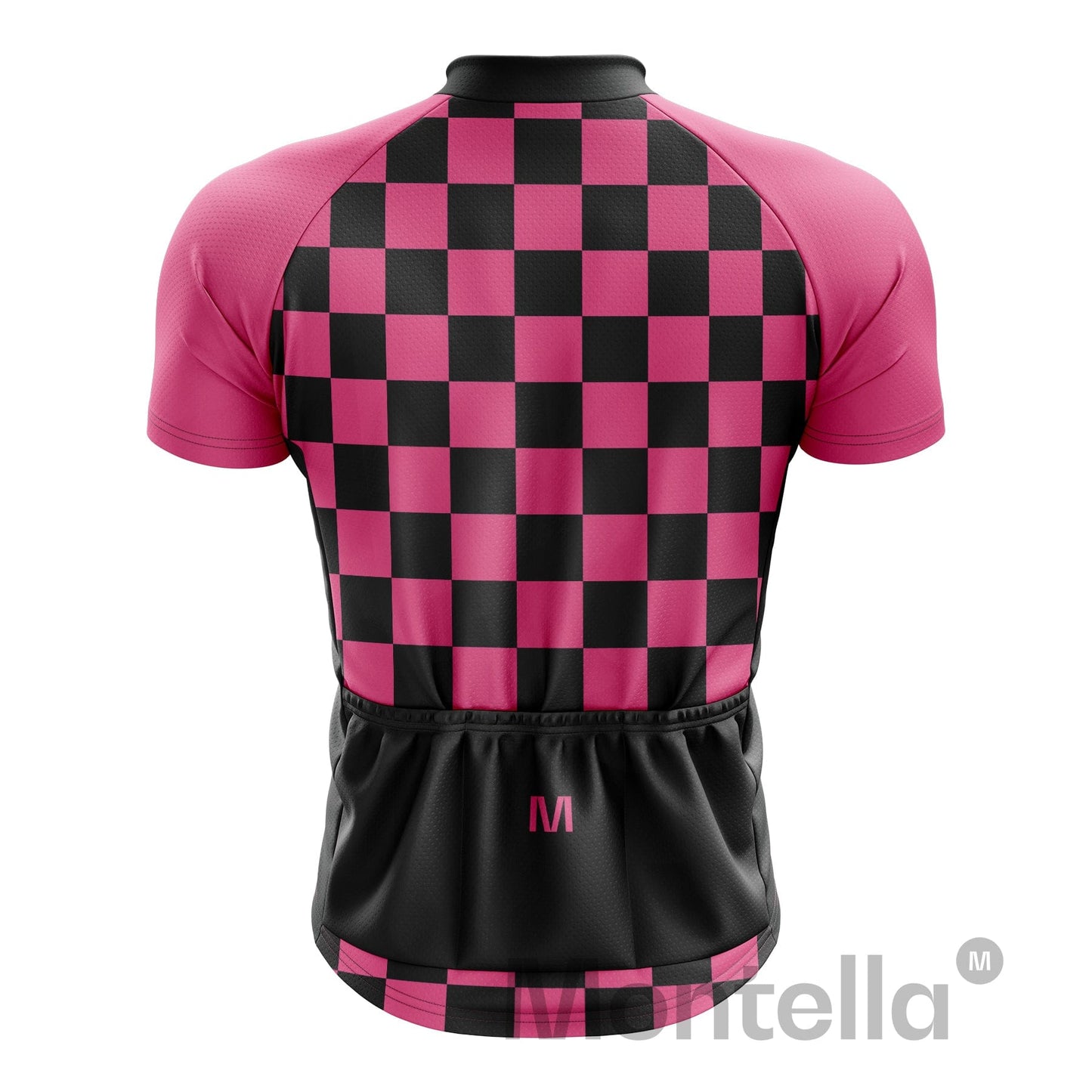 Men's Pink Squares Cycling Jersey or Bibs