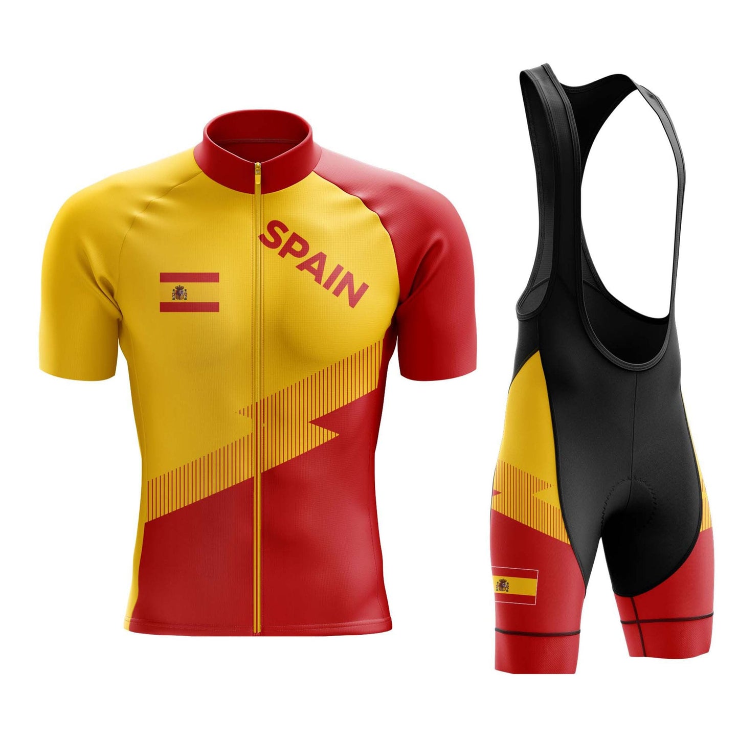 Men's Spain Cycling Jersey or Bib Shorts