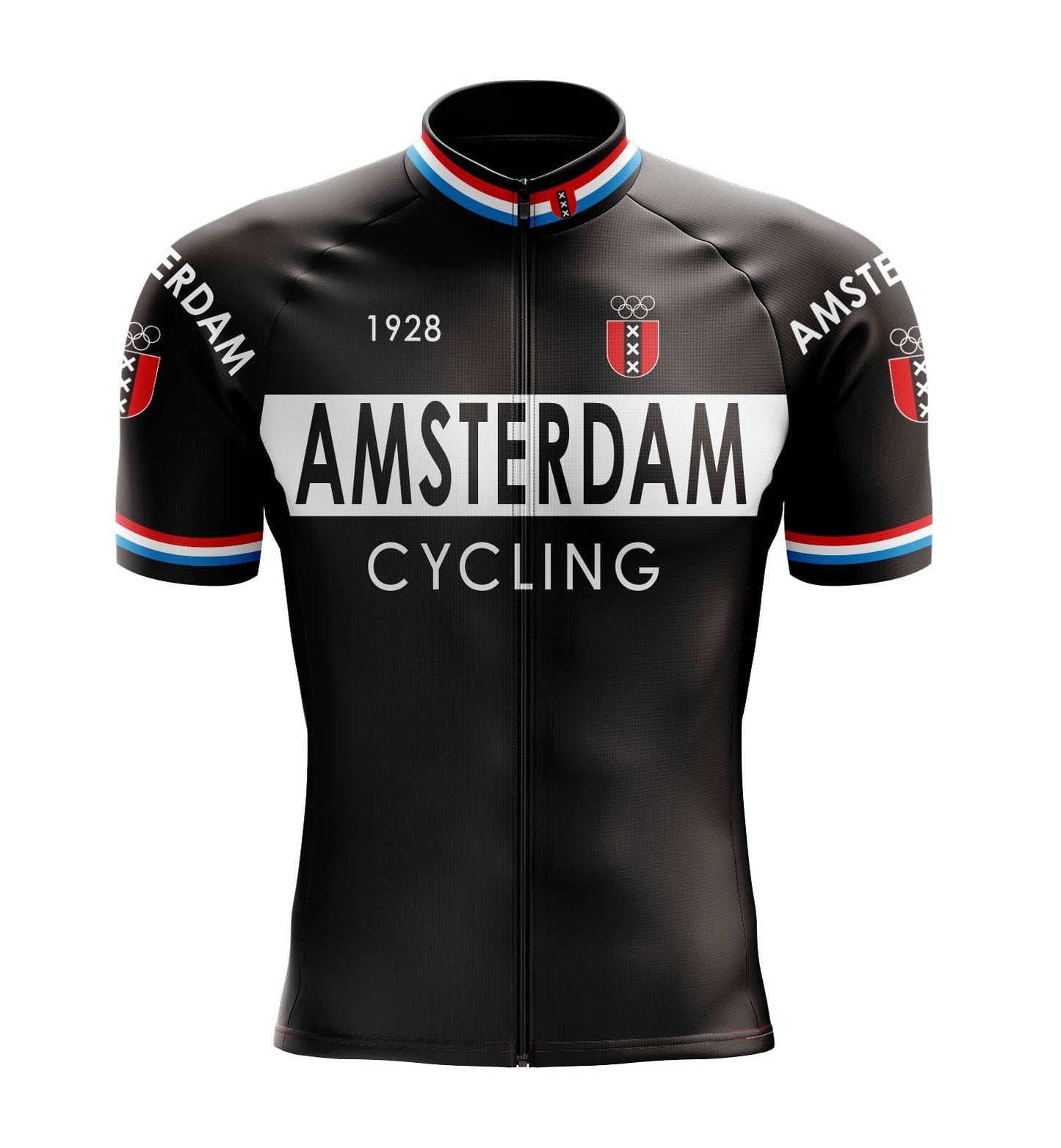 Amsterdam Black Cycling Jersey or Bibs