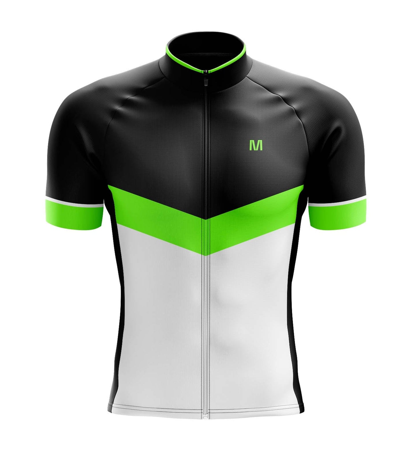 Men's Black Angle Cycling Jersey or Bibs