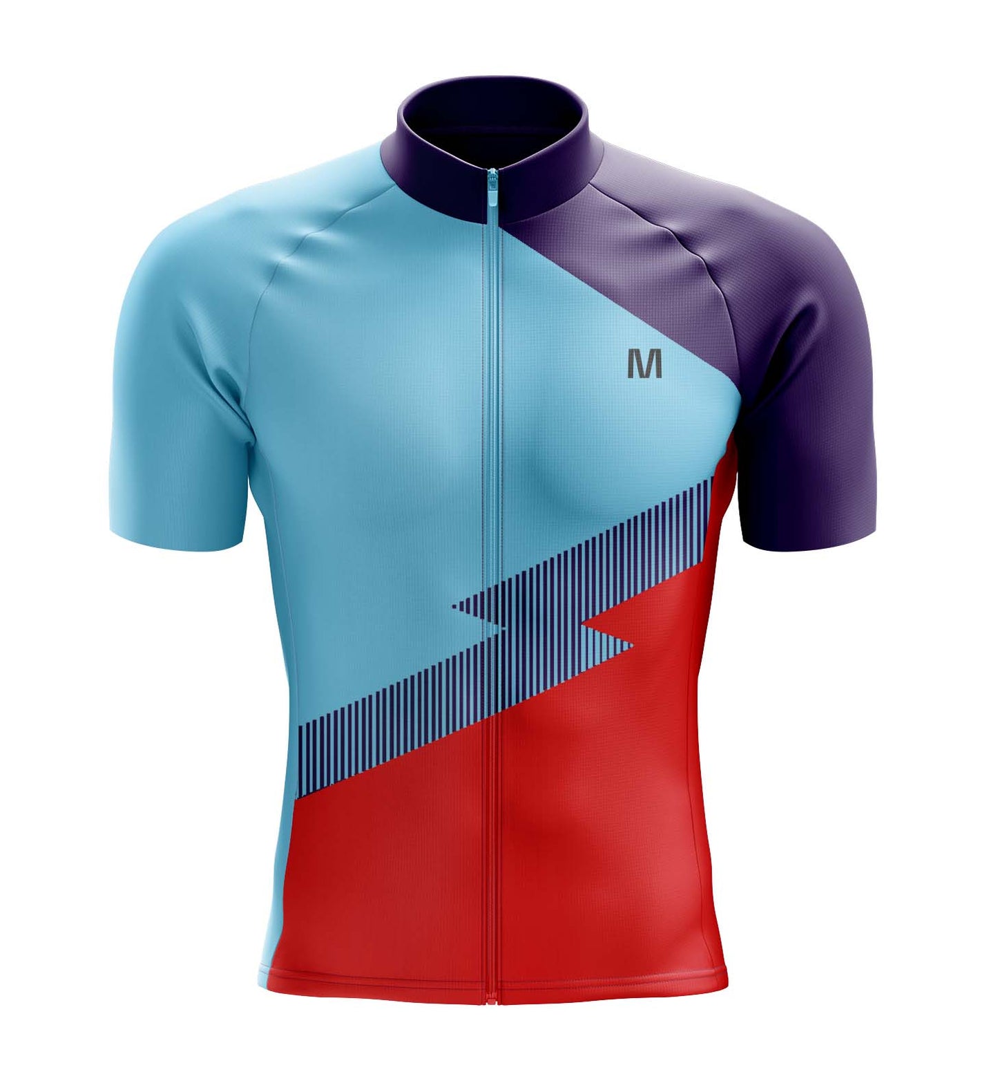 Men's Blue Side Cycling Jersey or Bib Shorts
