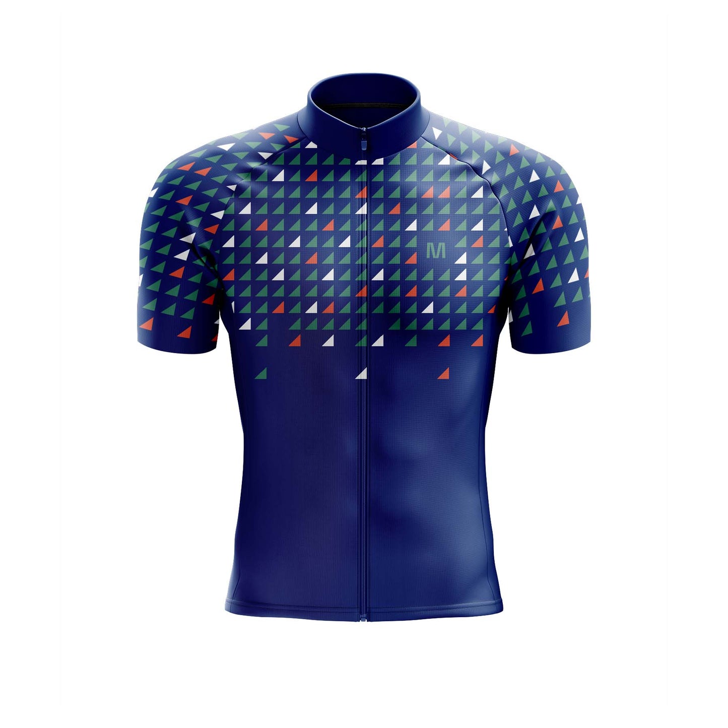 Men's Blue Triangles Cycling Jersey or Bib Shorts