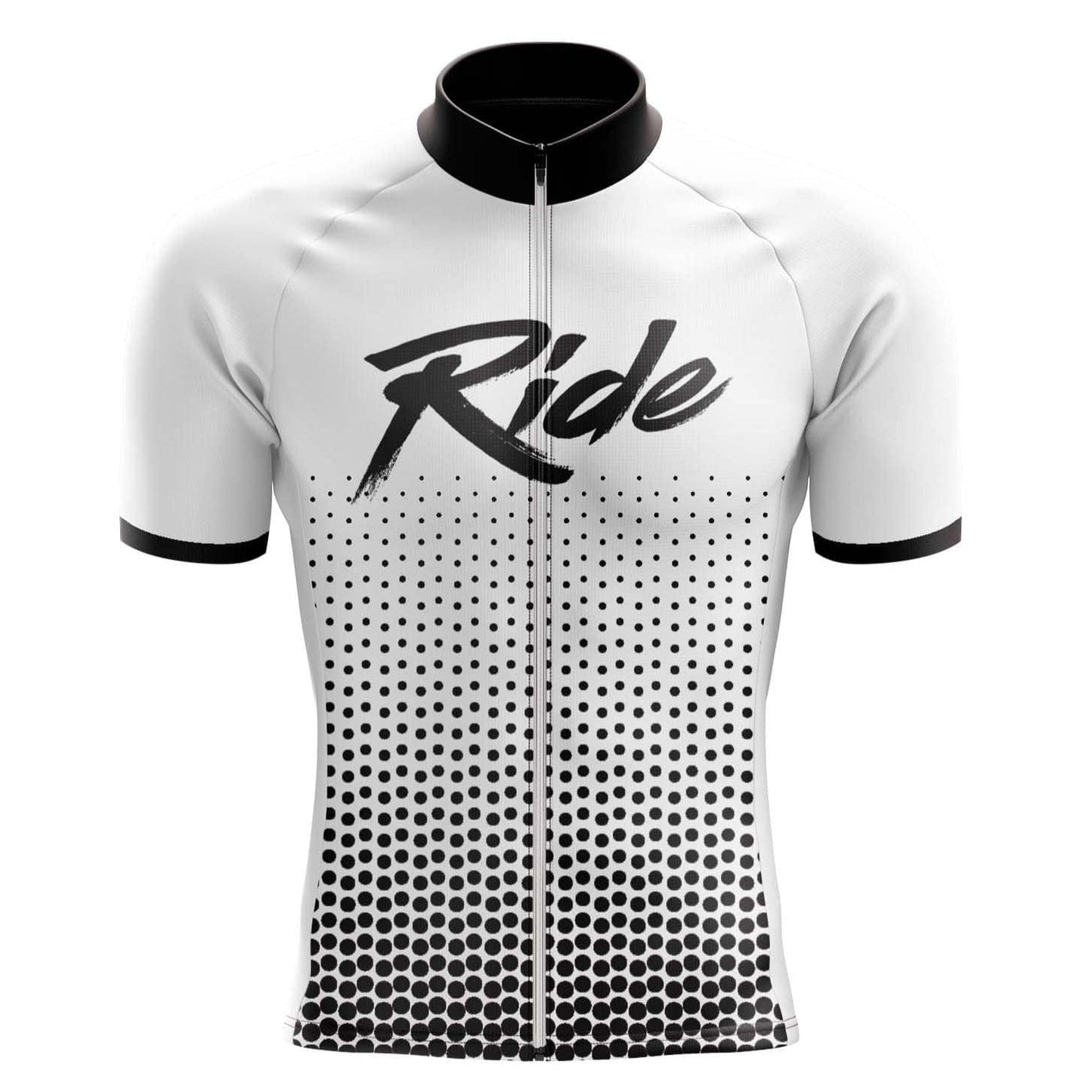 Men's White Ride Cycling Jersey or Bib Shorts