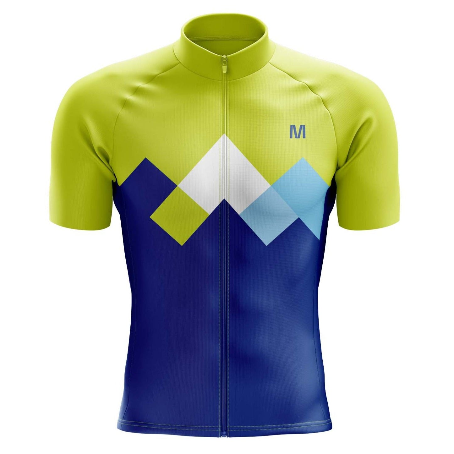 Green Blue Spin Cycling Jersey
