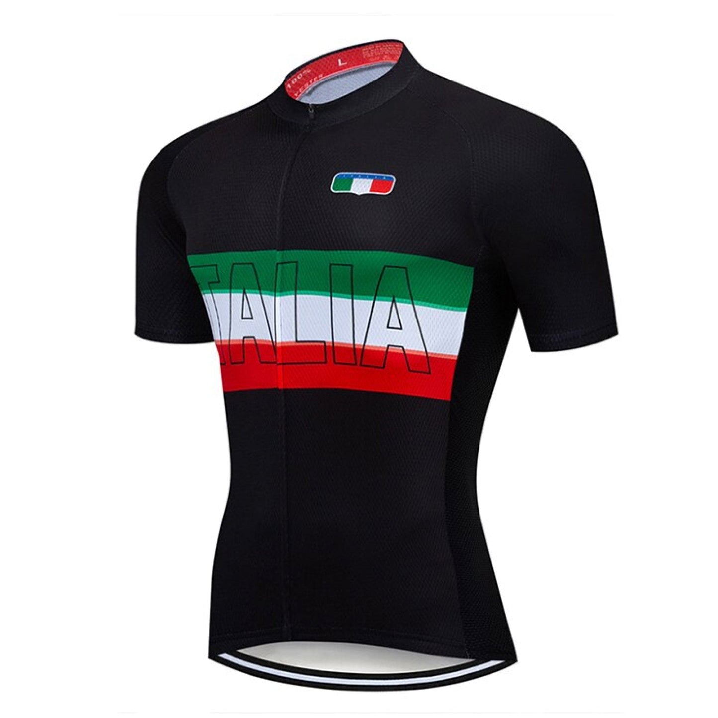 Italy Black Cycling Jersey