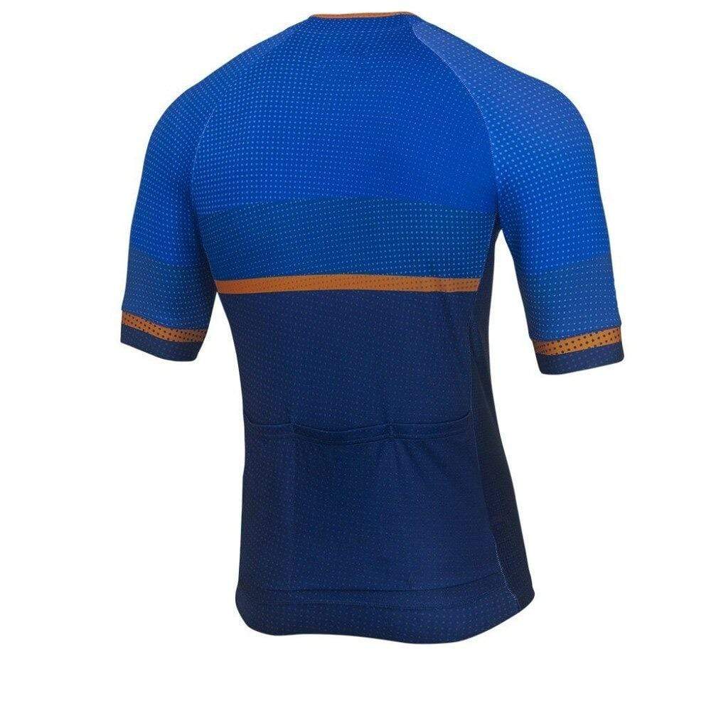 Blue Stylish Men's Cycling Jersey