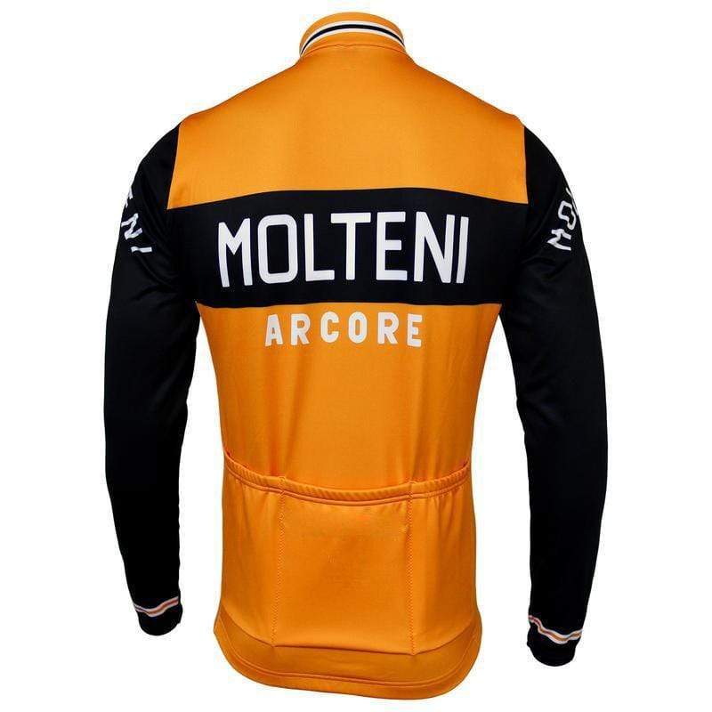 Men's Retro Molteni Long Sleeve Cycling Jersey