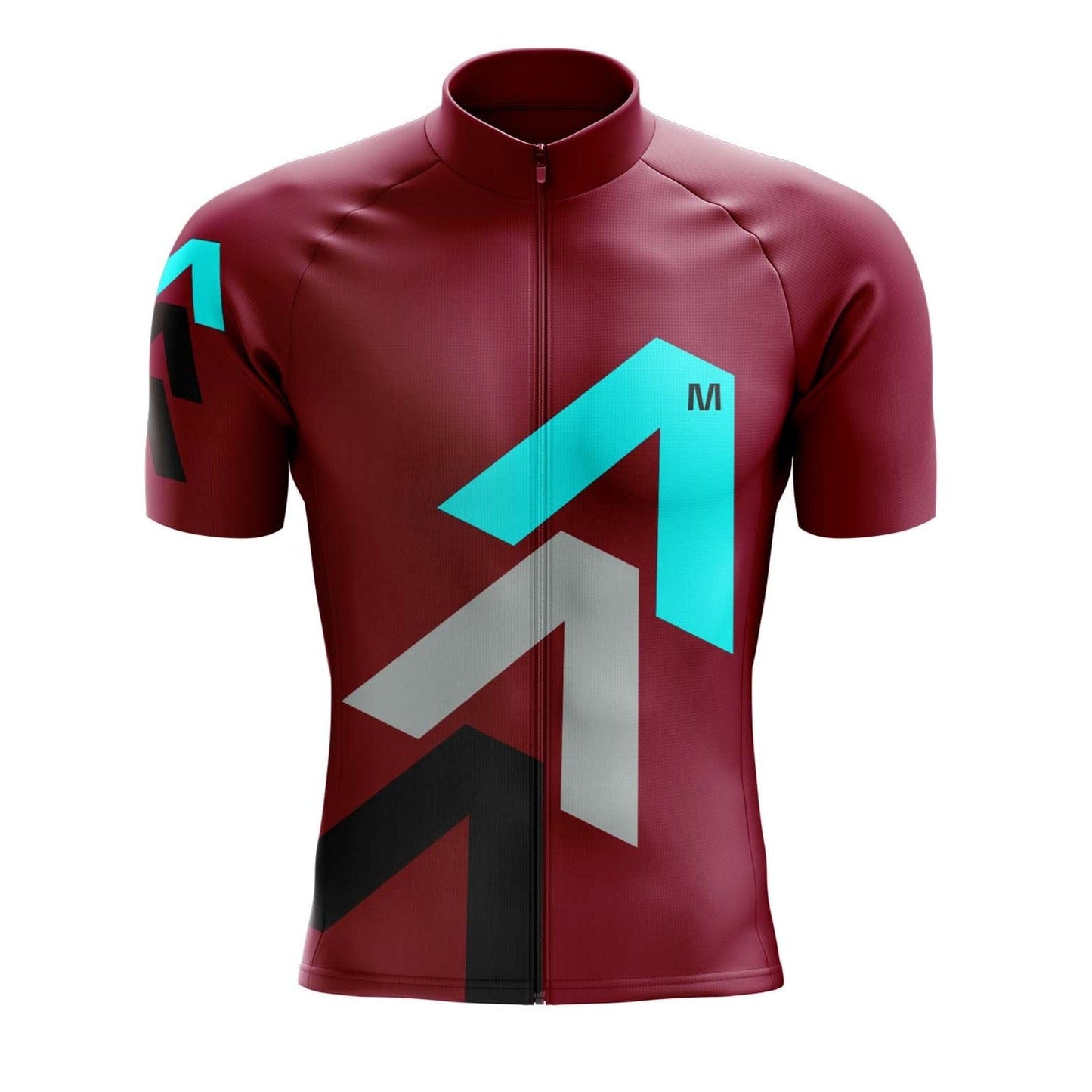 Men's Burgundy Arrows Cycling Jersey