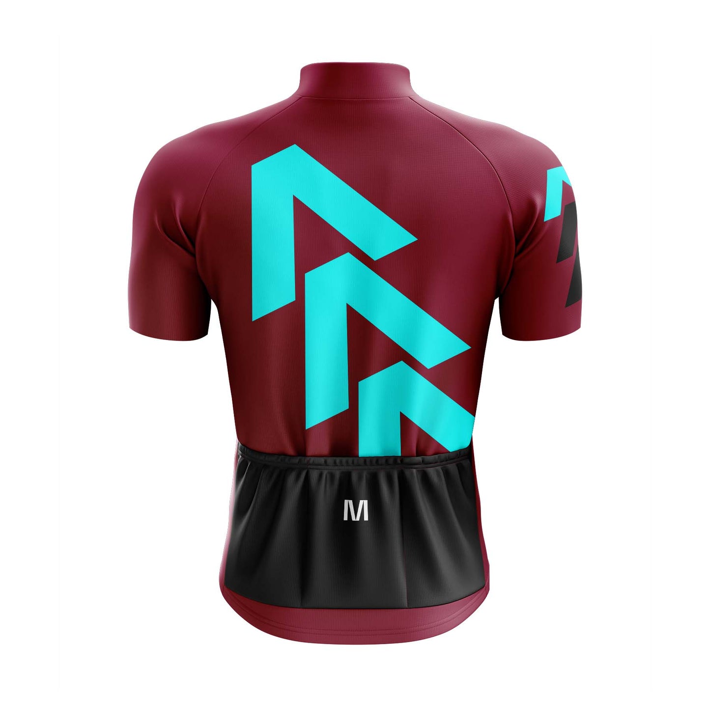 Men's Burgundy Arrows Cycling Jersey