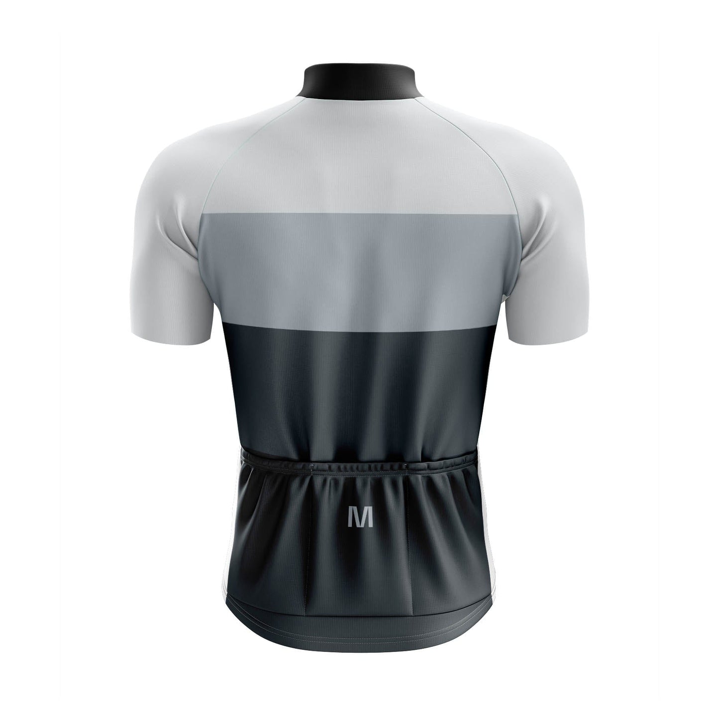 Men's Grey Match Cycling Jersey