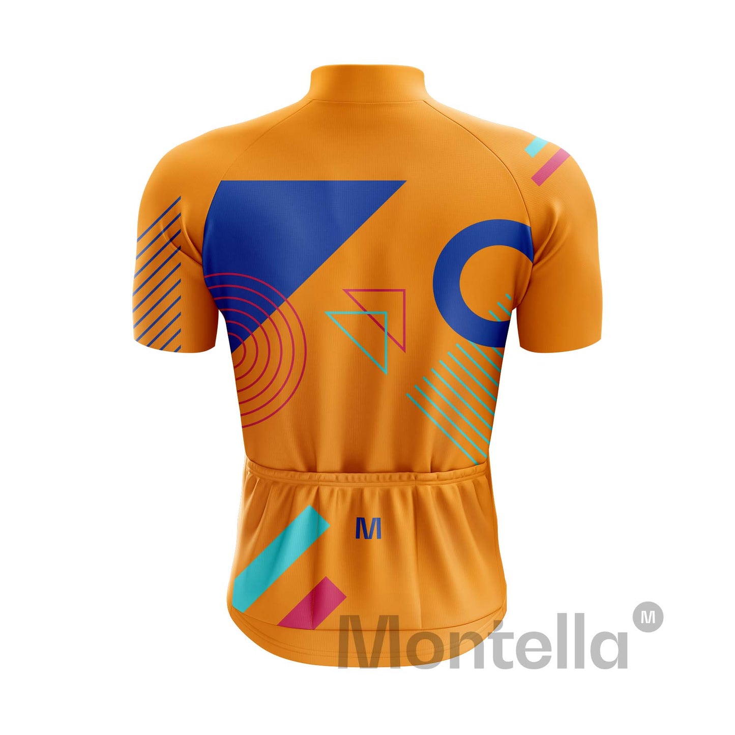 Men's Orange Tempo Cycling Jersey