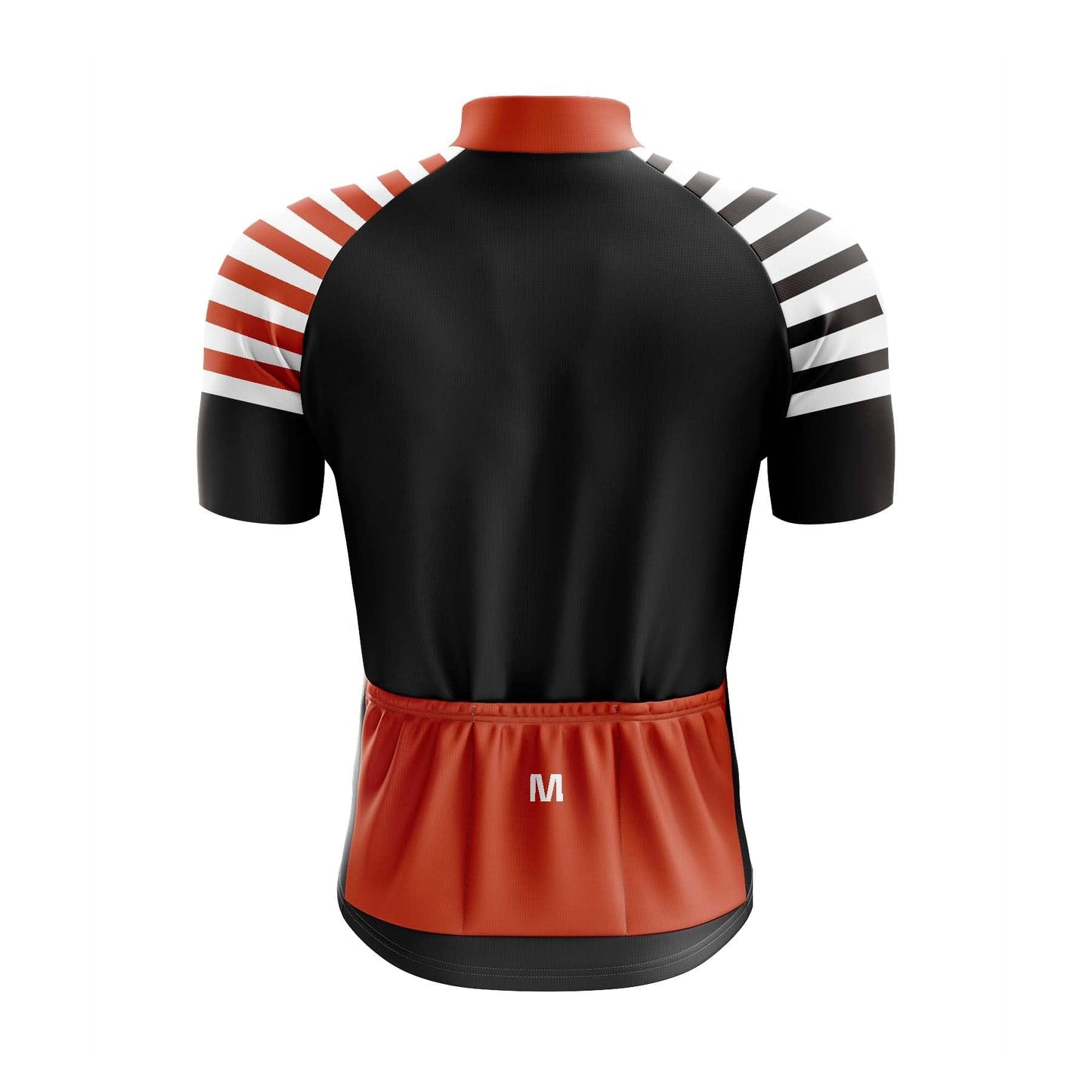 Men's Orange Wheelie Cycling Jersey
