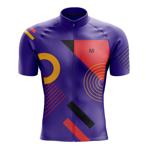 Men's Purple Tempo Cycling Jersey