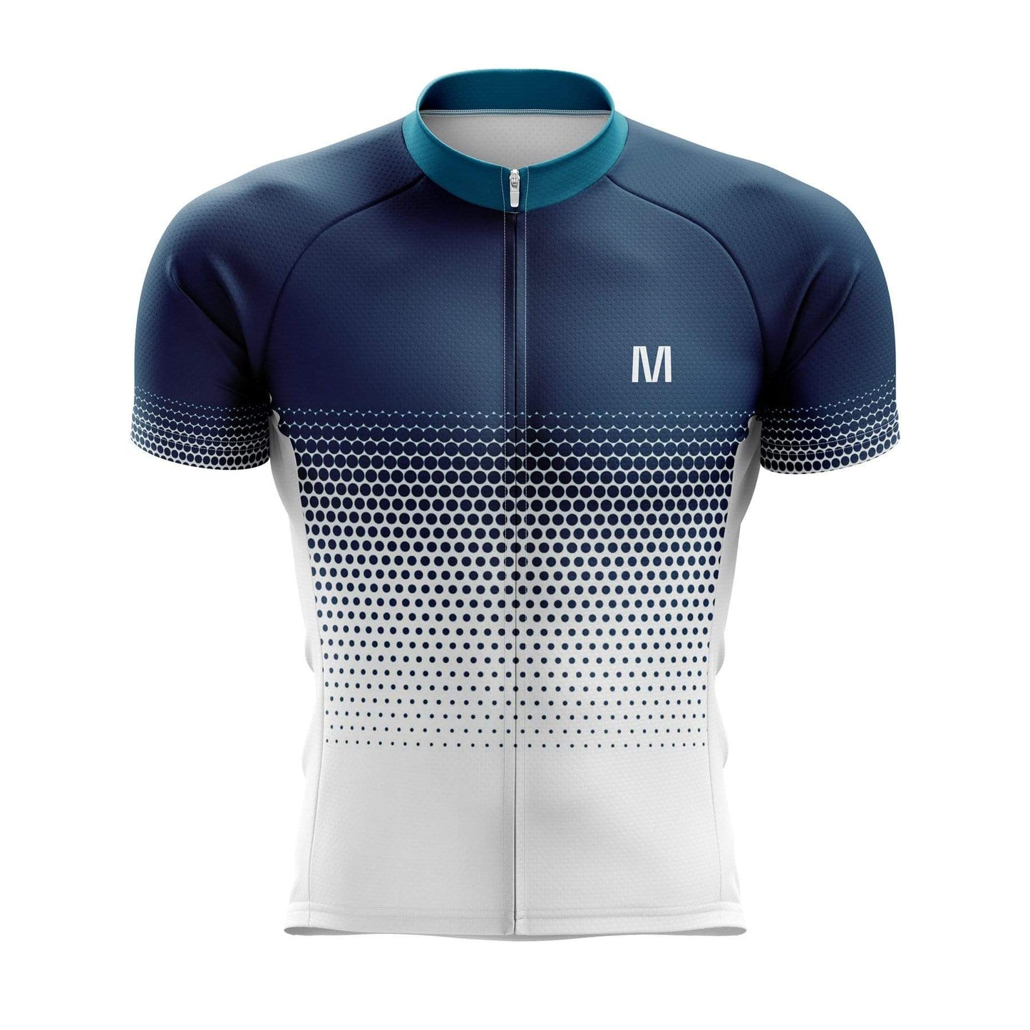 Men's White Pro Cycling Jersey