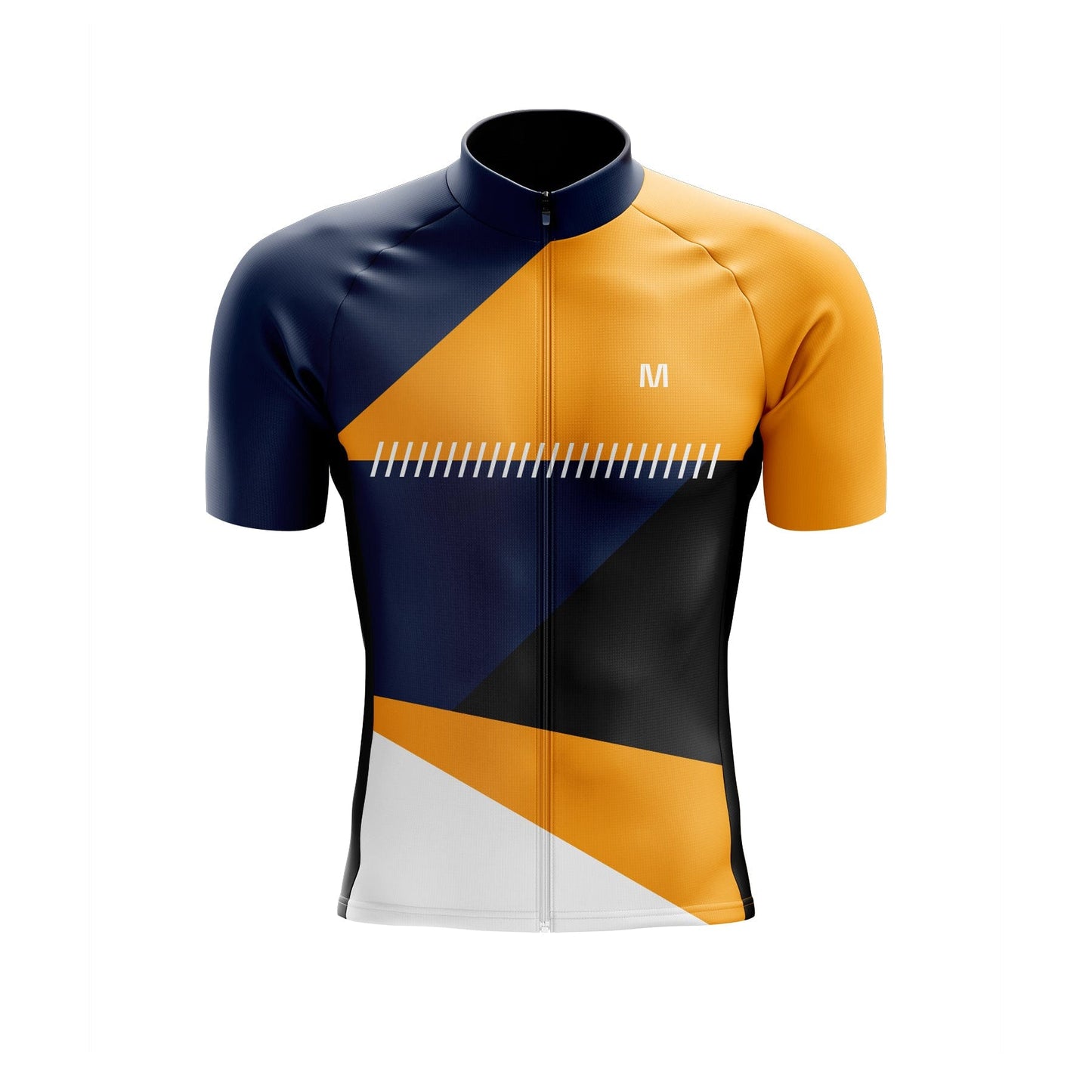 Men's Yellow Side Cycling Jersey